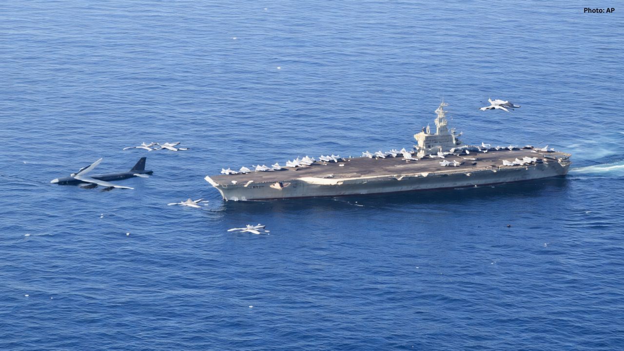 U.S. Shoots Down Iranian Drone Near Aircraft Carrier in Arabian Sea