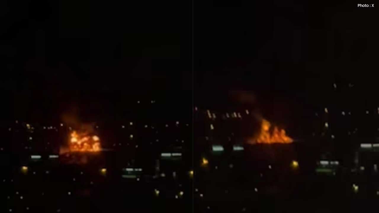 Massive Fire Near Dubai Airport After Iranian Drone Strike, Flights Temporarily Suspended