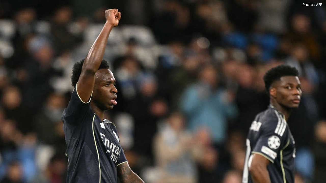 Vinicius Jr Double Helps Real Madrid Beat Man City in Champions League