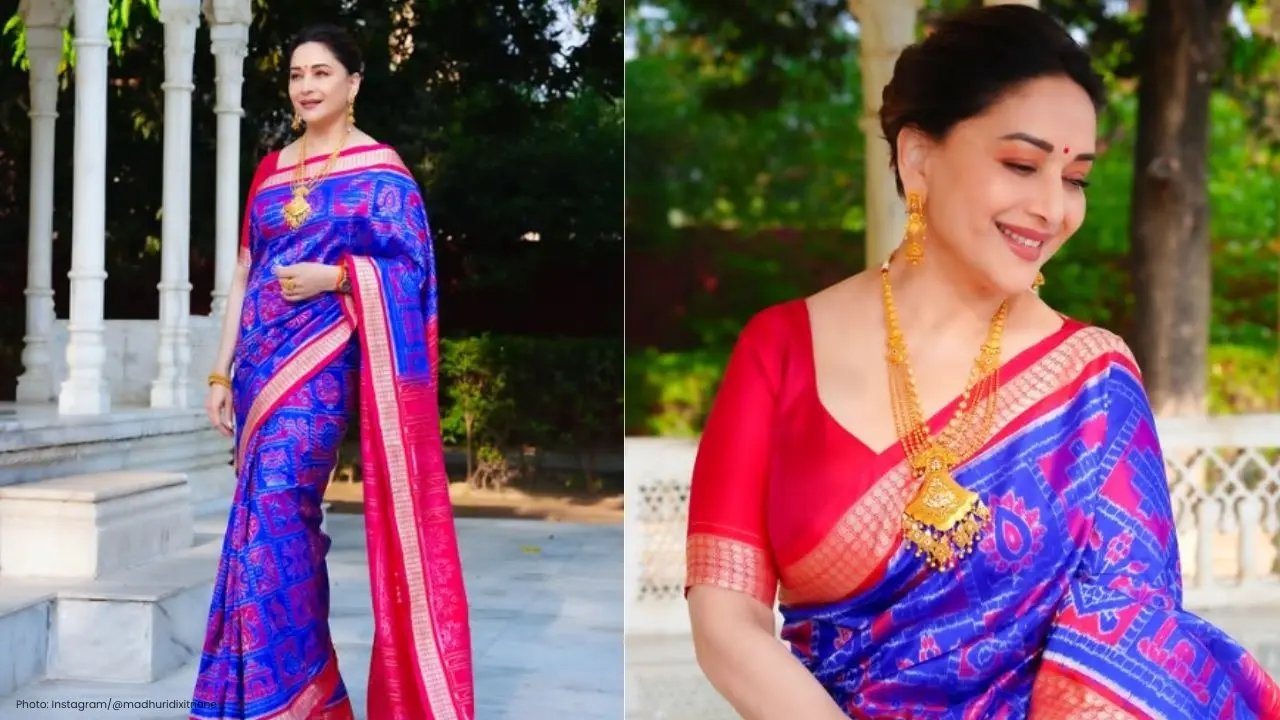 Madhuri Dixit at 58: Exudes Grace in a Stunning Saree