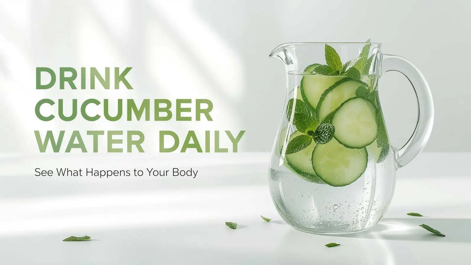 The Daily Benefits of Drinking Cucumber Water: What You Need to Know