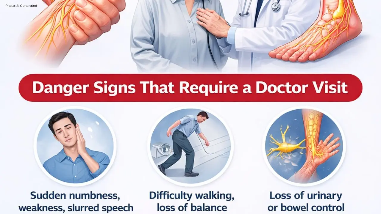 Warning on Numbness: A Signal of Potentially Serious Conditions