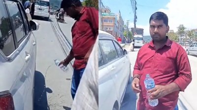Local Nepali Man Challenges Tourists Over Gutka Spitting Incident