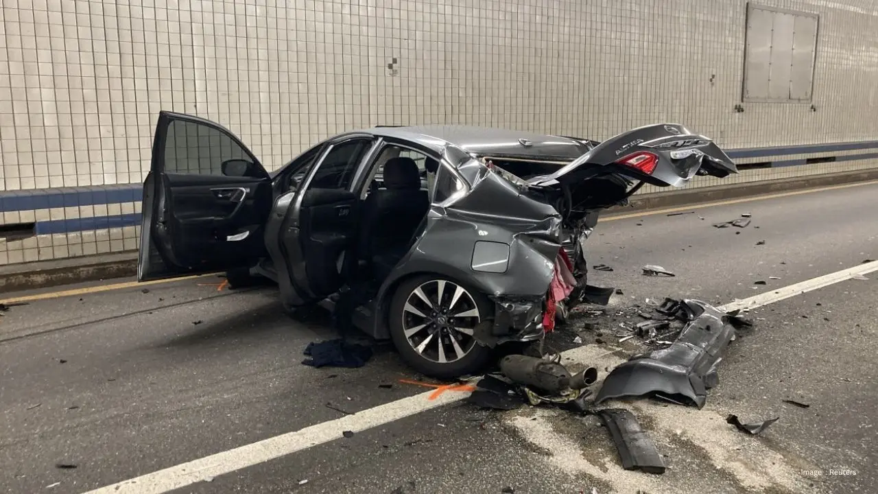 Crash Video Verified  After Hampton Highway Spill Incident