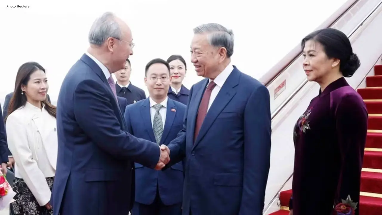 Vietnam's President To Lam Kicks Off Visit to China