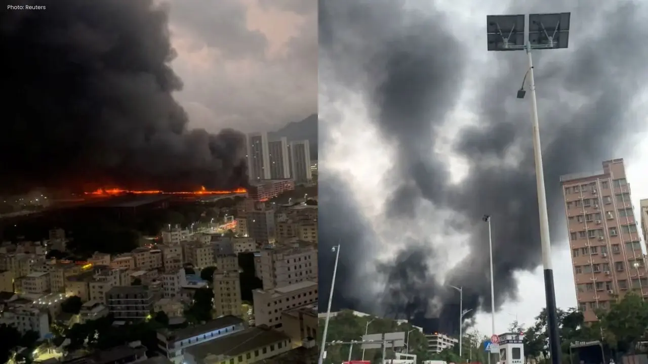 Substantial Fire Erupts at BYD's Parking Facility, No Reported Injuries