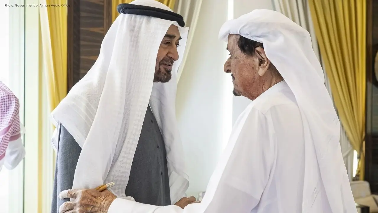 UAE President Engages with Ajman Leader on Growth Initiatives