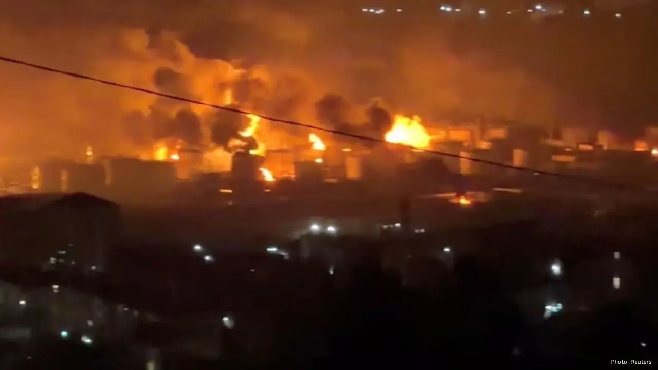 Ukrainian Drone Assault on Tuapse Port Claims One Life and Ignites Blaze