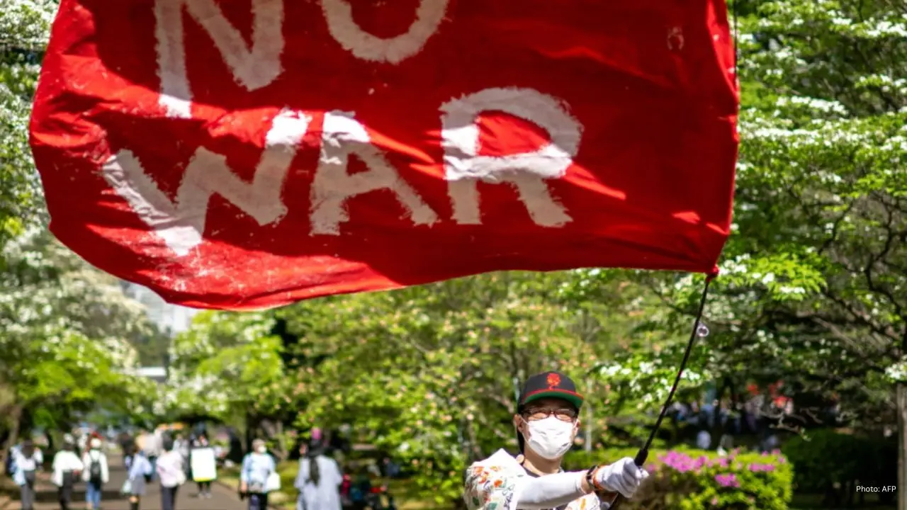 Japan Youth Protest To Protect Pacifist Constitution
