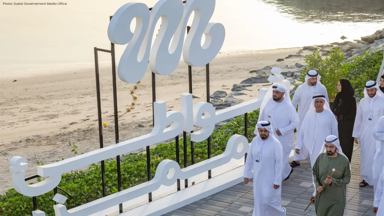 Sheikh Mohammed Inspects AED500M Al Mamzar Beach Development