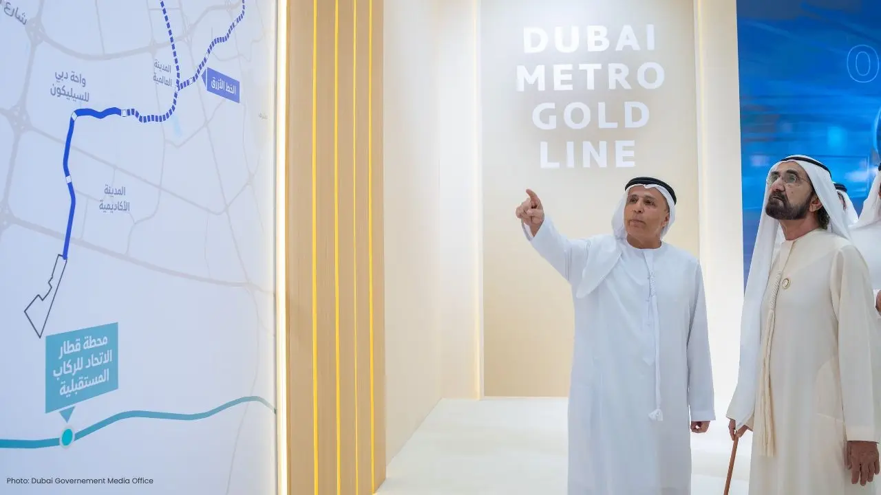 Dubai Unveils AED34B Gold Line Metro Expansion