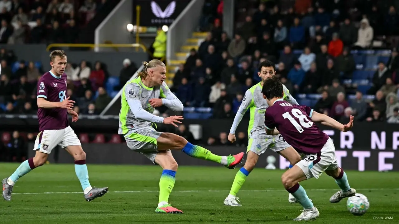 Haaland's Early Goal Propels Man City Above Burnley