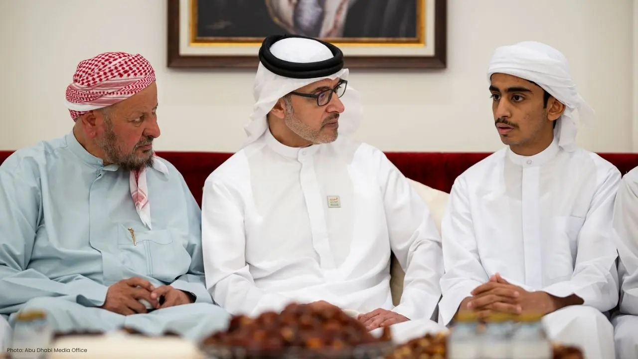 Sheikh Hazza Mourns Loss in Al Ain with Grief-Stricken Families