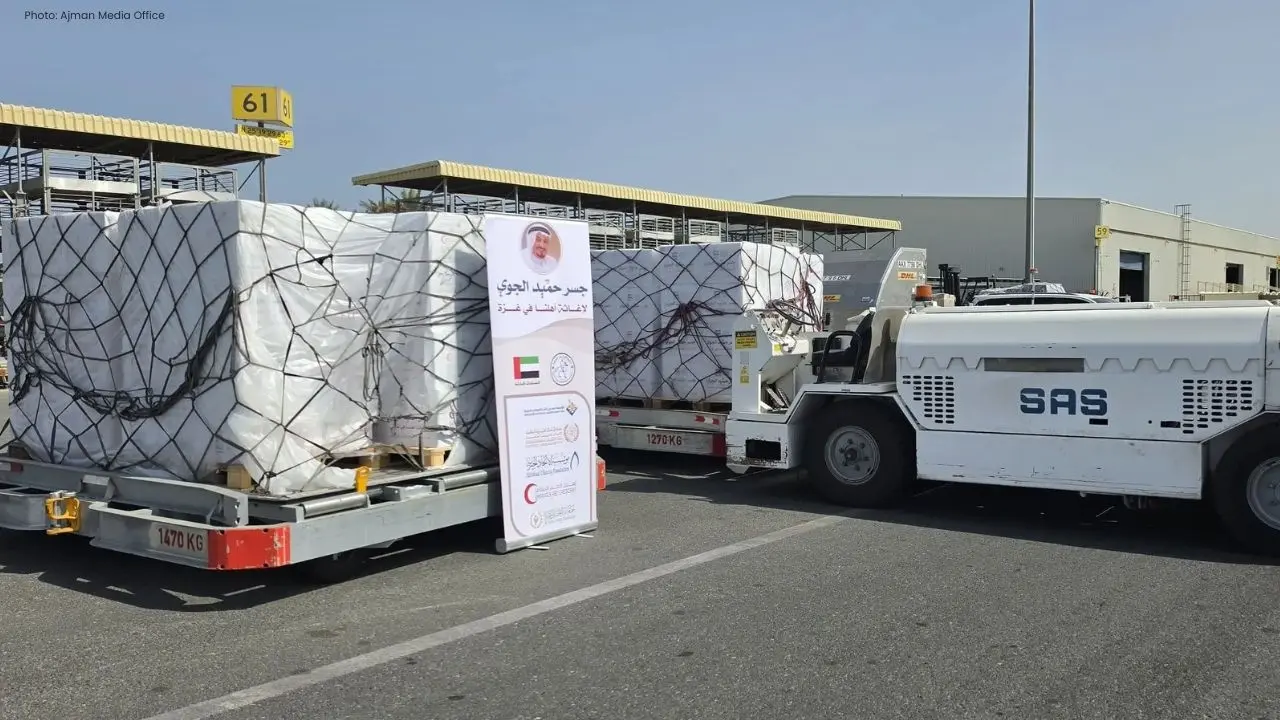 UAE's Humanitarian Mission Sends 100 Tonnes of Aid to Gaza