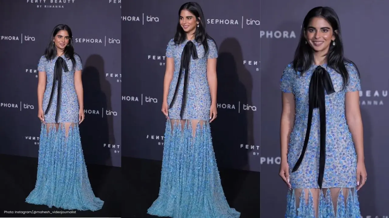 Isha Ambani Dazzles in Dior at Fenty Beauty Event