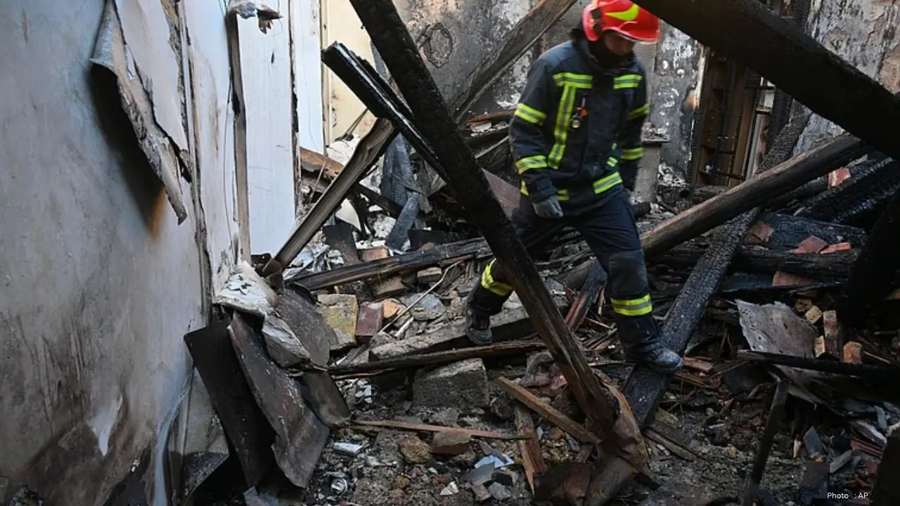 Russian Drone Attack Hits Odesa  10 Injured