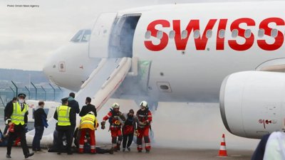 Emergency at Delhi Airport: Swiss Flight Engine Fire Halts Takeoff