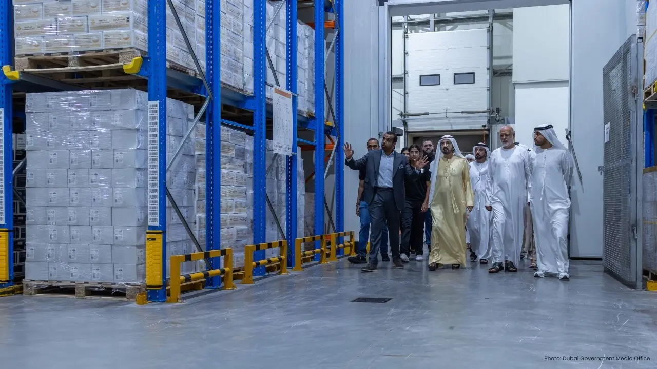 Sheikh Mohammed Explores Dubai's Largest Dates Factory