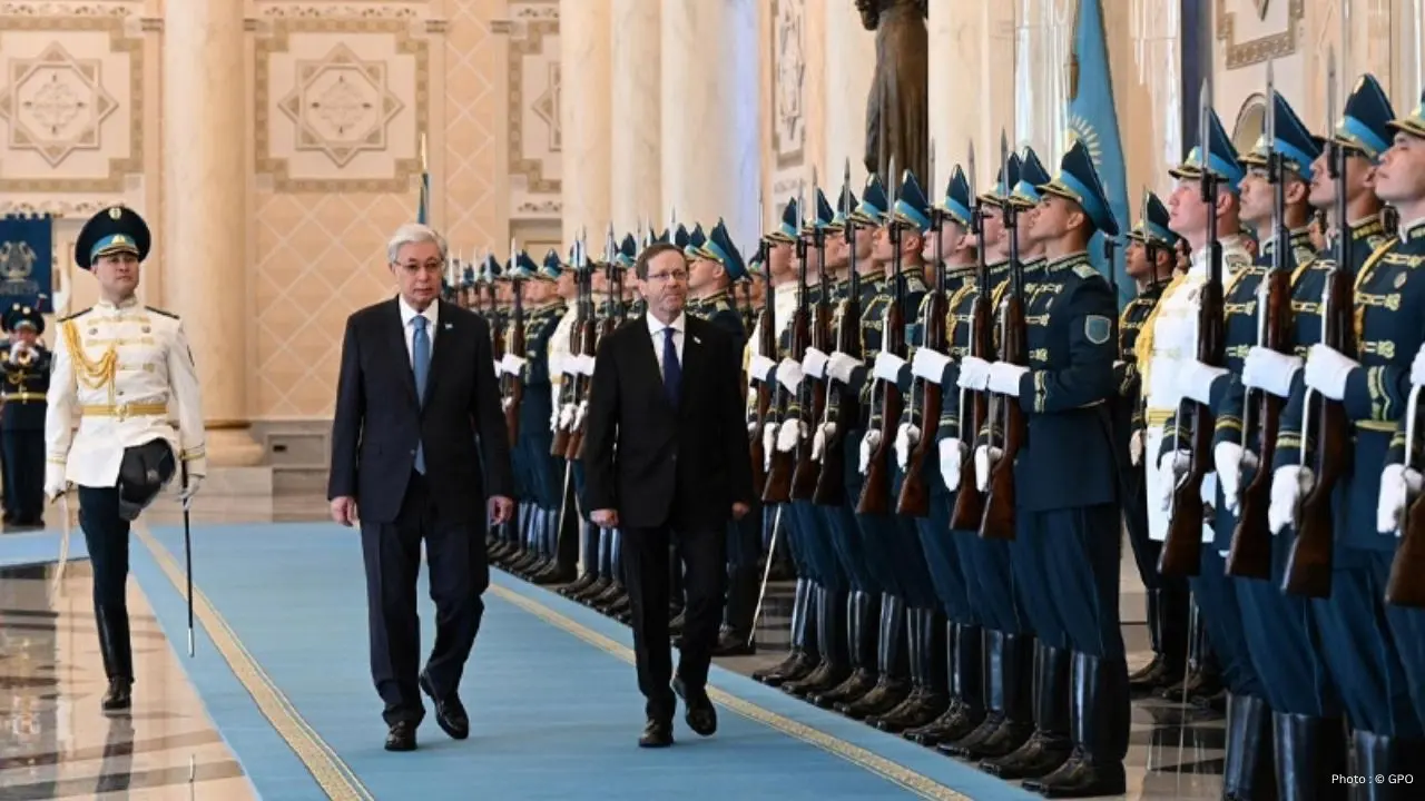 Israel's President Herzog Visits Kazakhstan, Enhancing Bilateral Relations