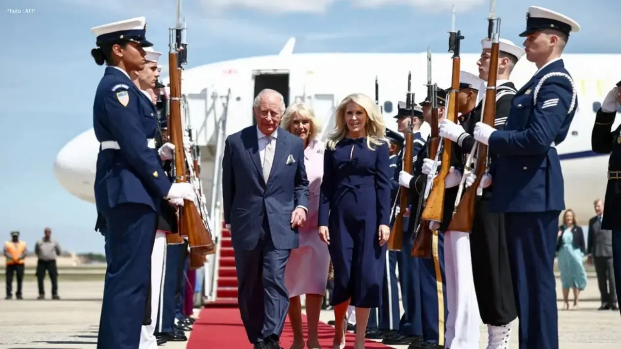 In Pictures King Charles And Camilla Begin US Visit