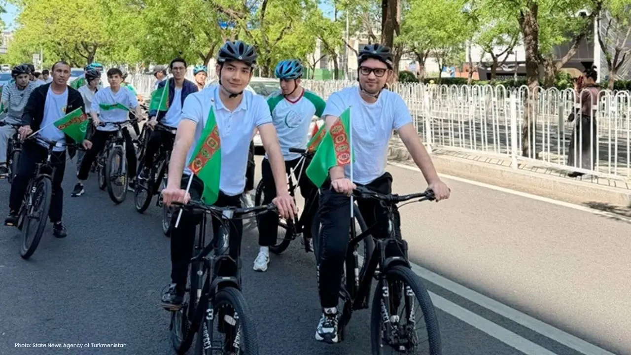 Bicycle Rally in Beijing Strengthens China-Turkmenistan Bonds
