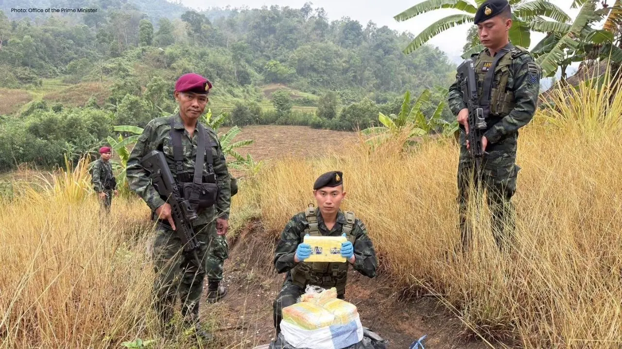 Major Methamphetamine Seizure in Chiang Rai Amidst Confrontation