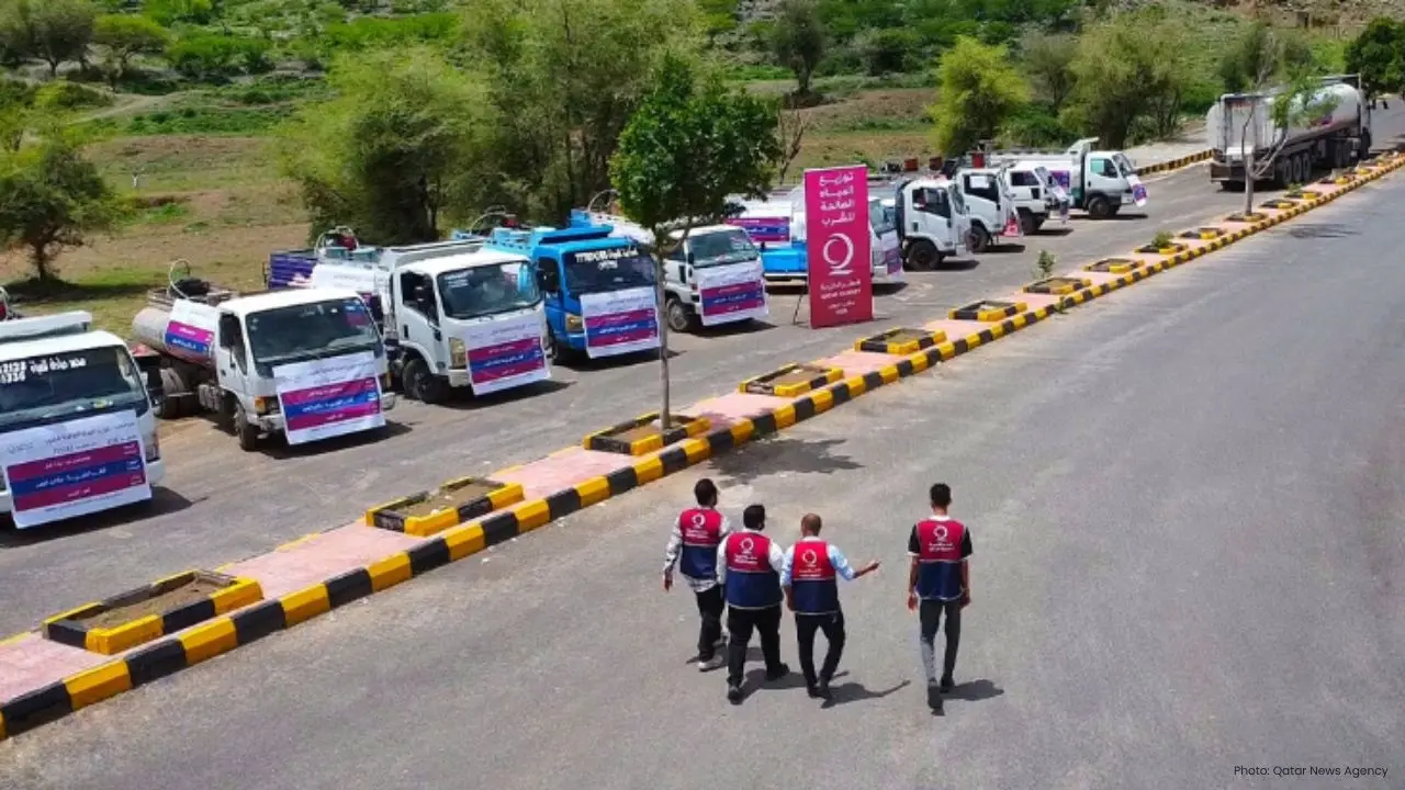 Qatar Charity Steps Up to Address Water Shortage in Taiz, Yemen