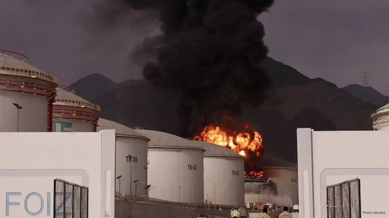 India Denounces Iranian Assault on UAE Oil Facility, Several Indians Injured