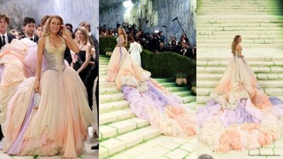 Blake Lively Dazzles at Met Gala 2026 in Vintage Versace