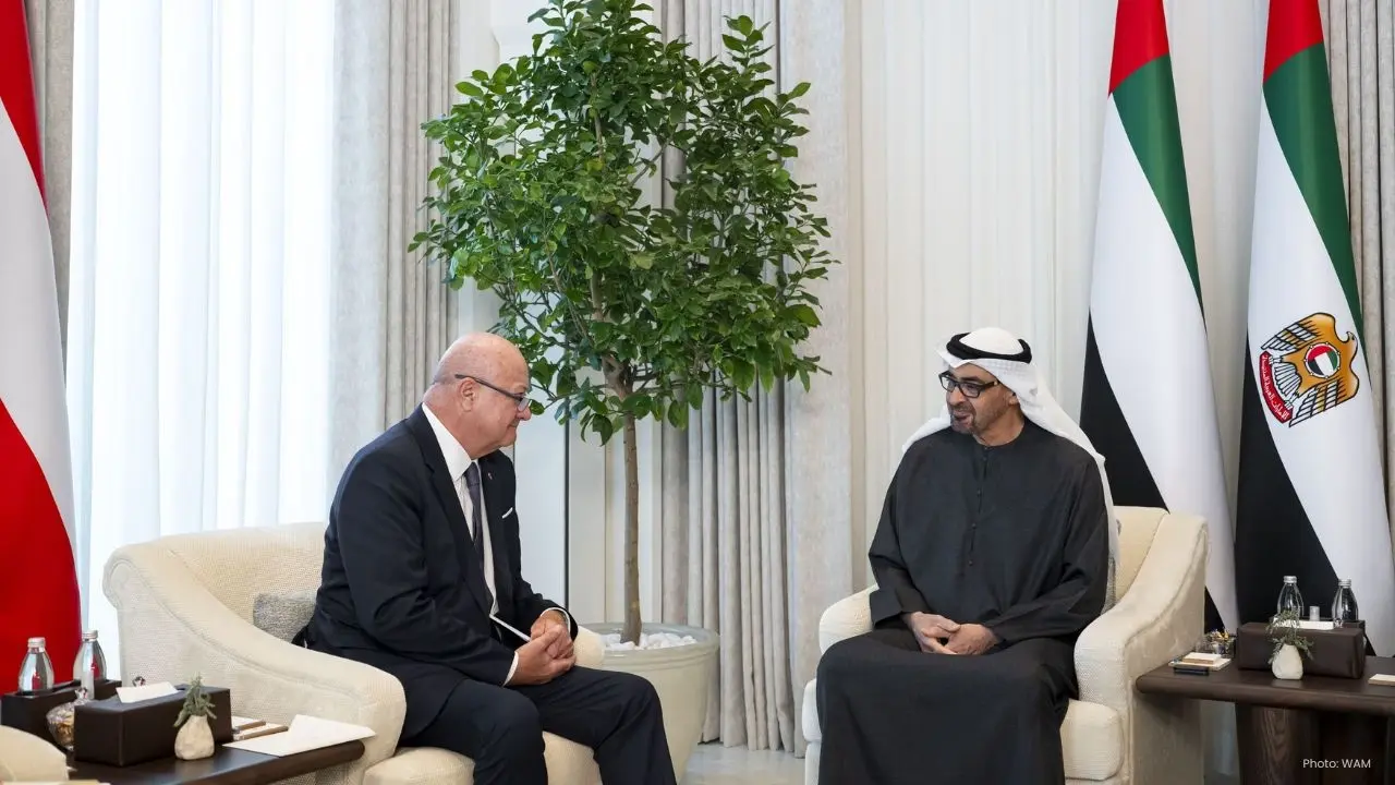 Sheikh Mohamed and Chancellor Stocker Talk AI and Economic Cooperation
