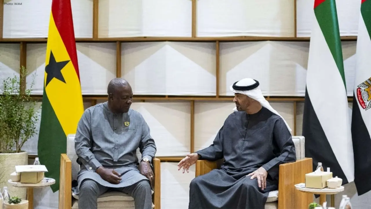 Leaders of UAE and Ghana Explore Collaboration on Trade and AI