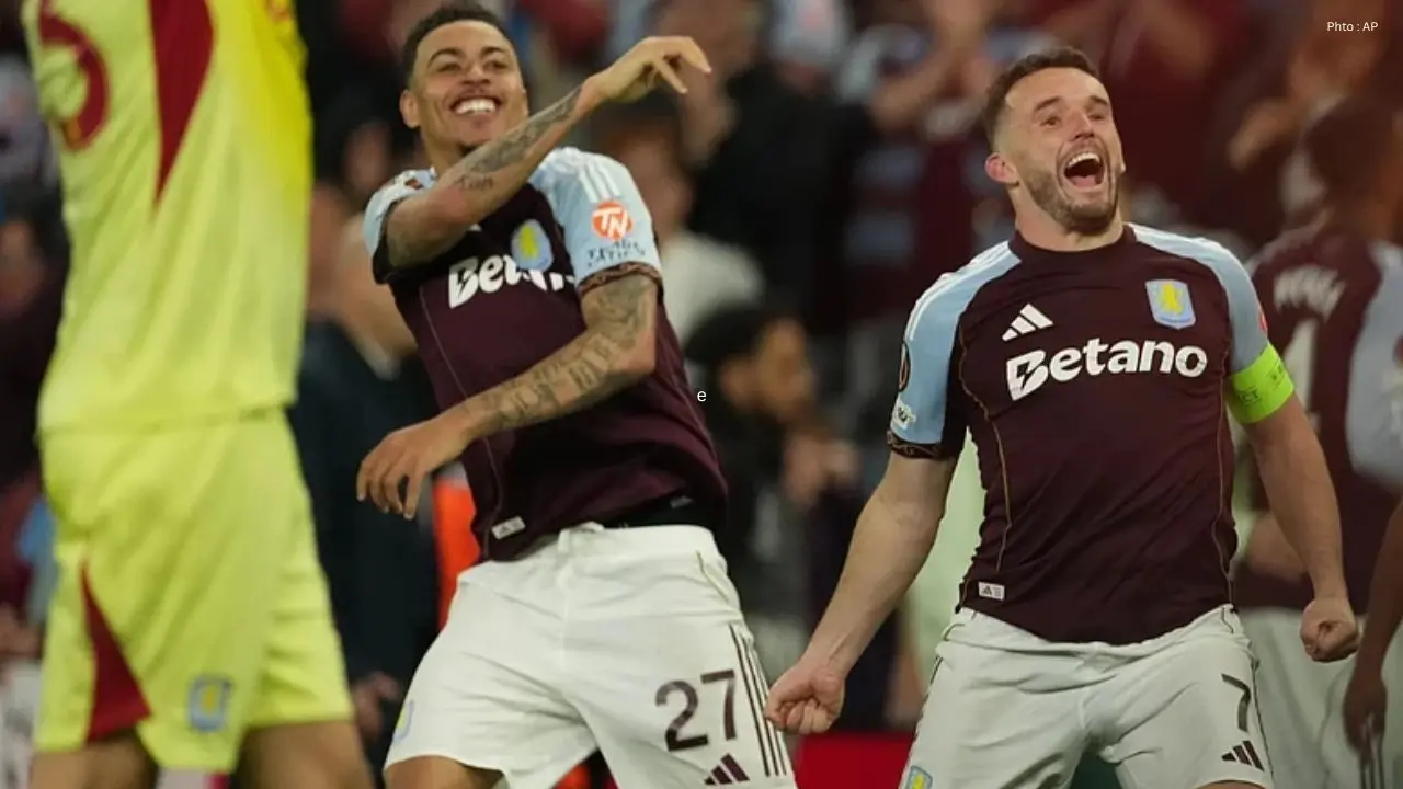 UEFA Europa League 2025-26  John McGinn Fires Aston Villa Into Final Against Freiburg Crystal Palace Through