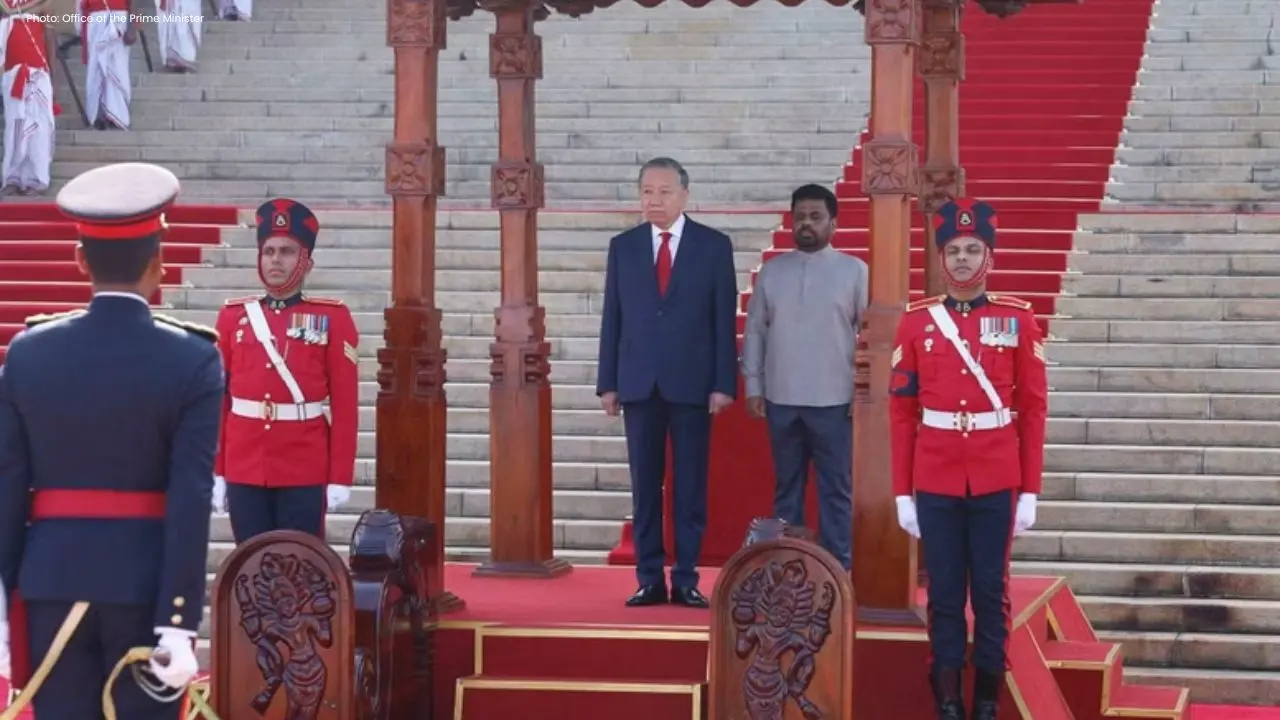 Vietnam’s To Lam Honored with Lavish Welcome in Sri Lanka