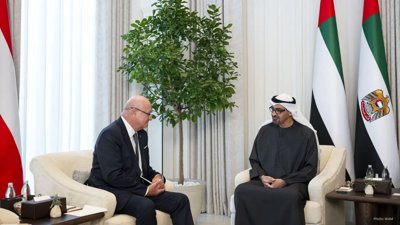Sheikh Mohamed and Chancellor Stocker Talk AI and Economic Cooperation