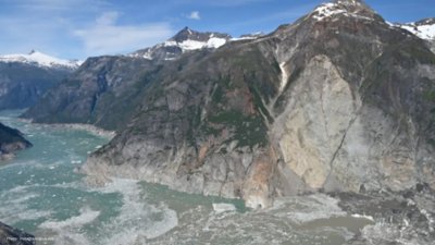 Satellites Capture The Second Largest Tsunami In Recorded History  Caused By The Collapse Of An Alaskan Mountain
