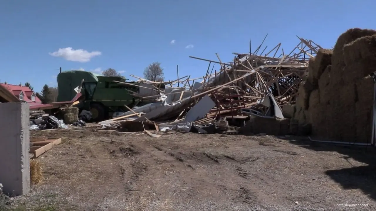 It Was Terrifying  Powerful Storm Damages Farms North Of London  Ont