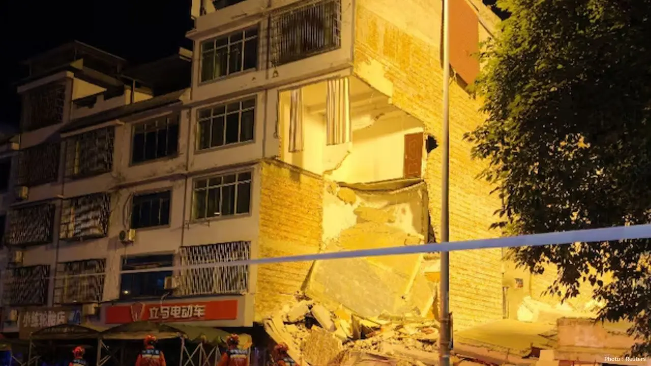 Magnitude Earthquake Strikes Southwest China, Causing Displacement