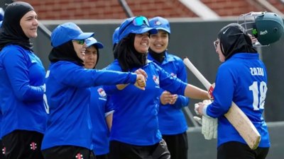 Afghan Women's Cricket Team Sets Off for England