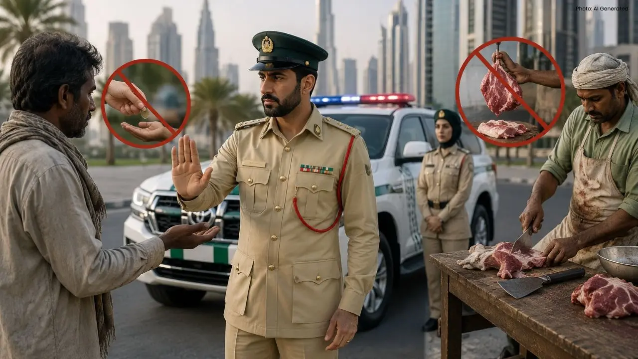 Caution from Dubai Police: Beware of Begging and Unlicensed Butchers