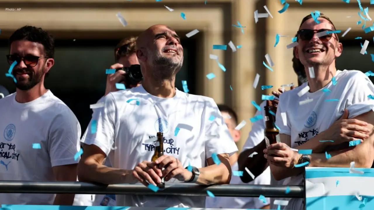 Michael Jordan Pays Tribute To Pep Guardiola At Man City Manager’s farewell