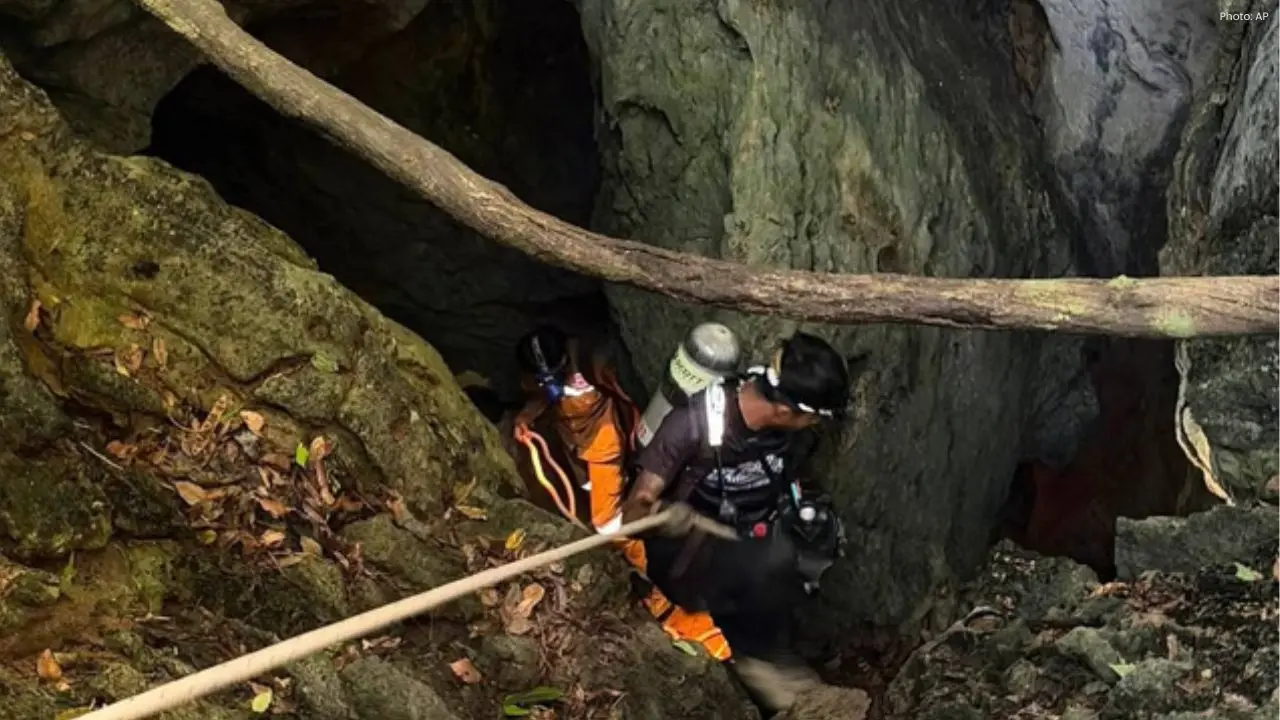 Five Villagers Saved from Flooded Cave in Laos, Two Still Missing