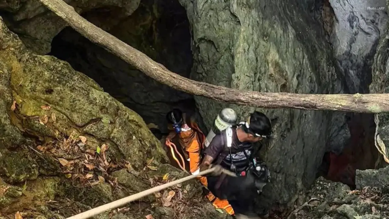 Rescue Teams find five Of Seven Trapped In Laos Cave