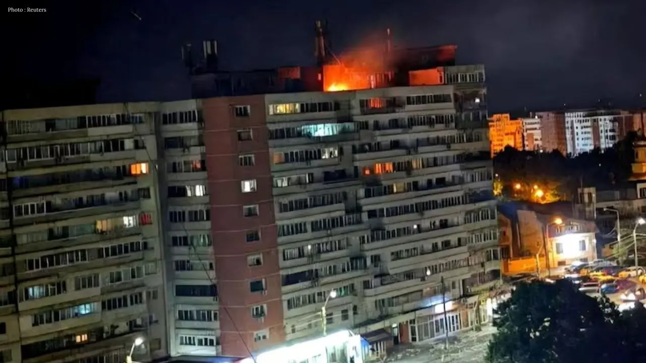NATO Member Romania Says Russian Drone Hit Apartment Building  Injuring 2