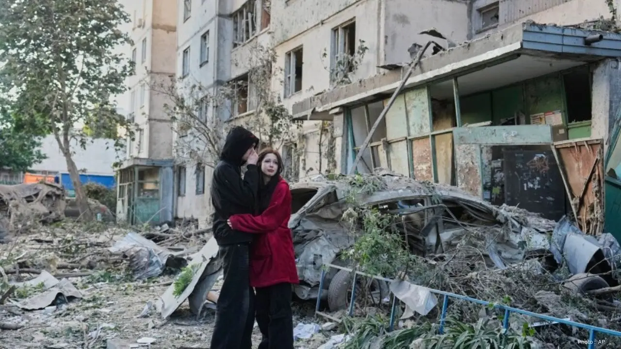 Intense Russian Drone and Missile Attack Strikes Kyiv Amid Ongoing Conflict