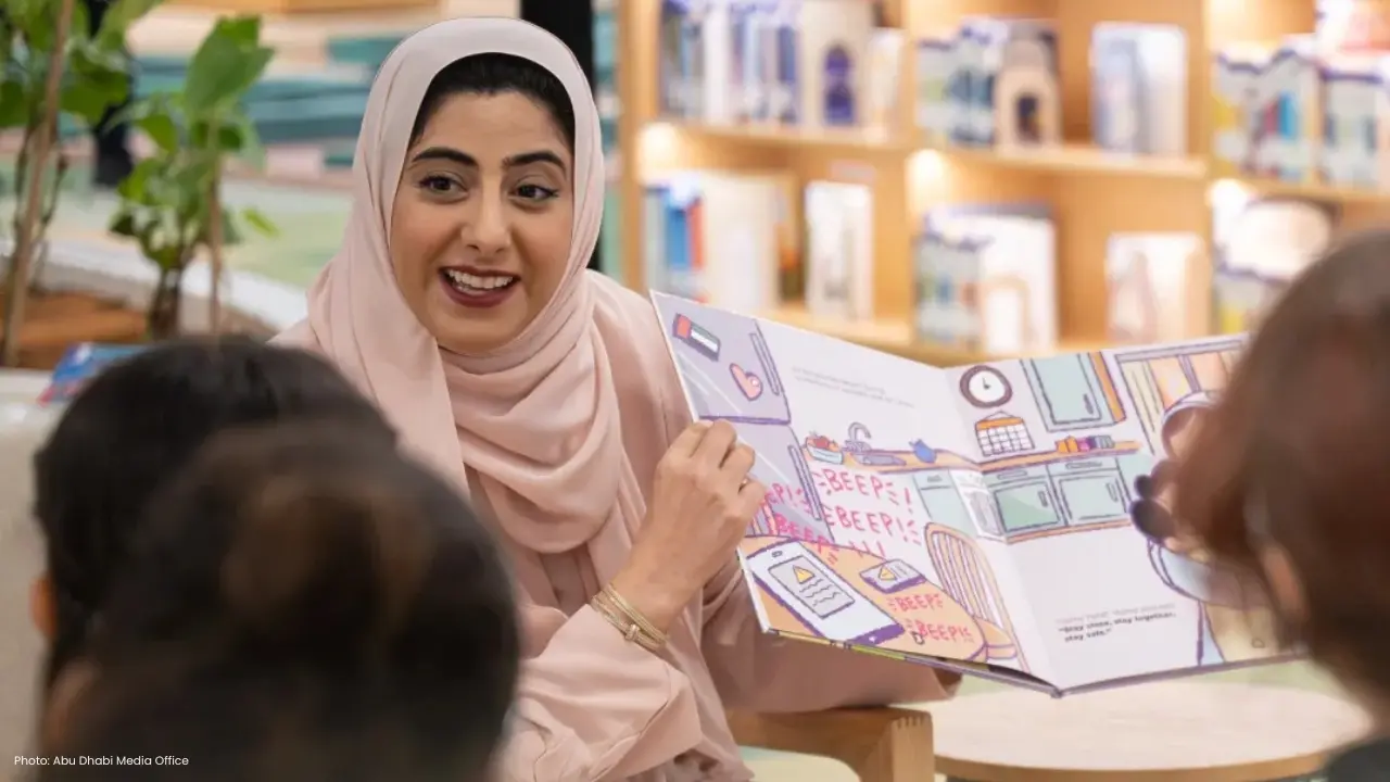 Sheikha Shamma Presents Her New Children's Book at Abu Dhabi Library
